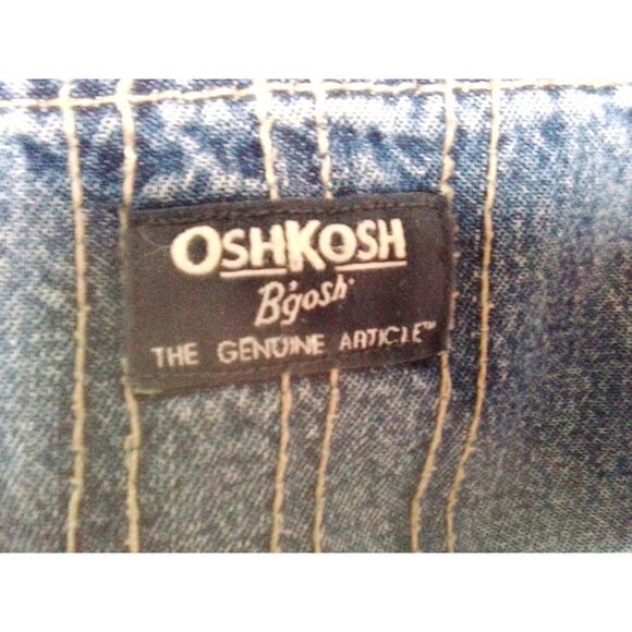 OshKosh B'Gosh Denim Overalls Size 18 mo. - Picture 4 of 7